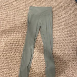 LULULEMON leggings - mint green